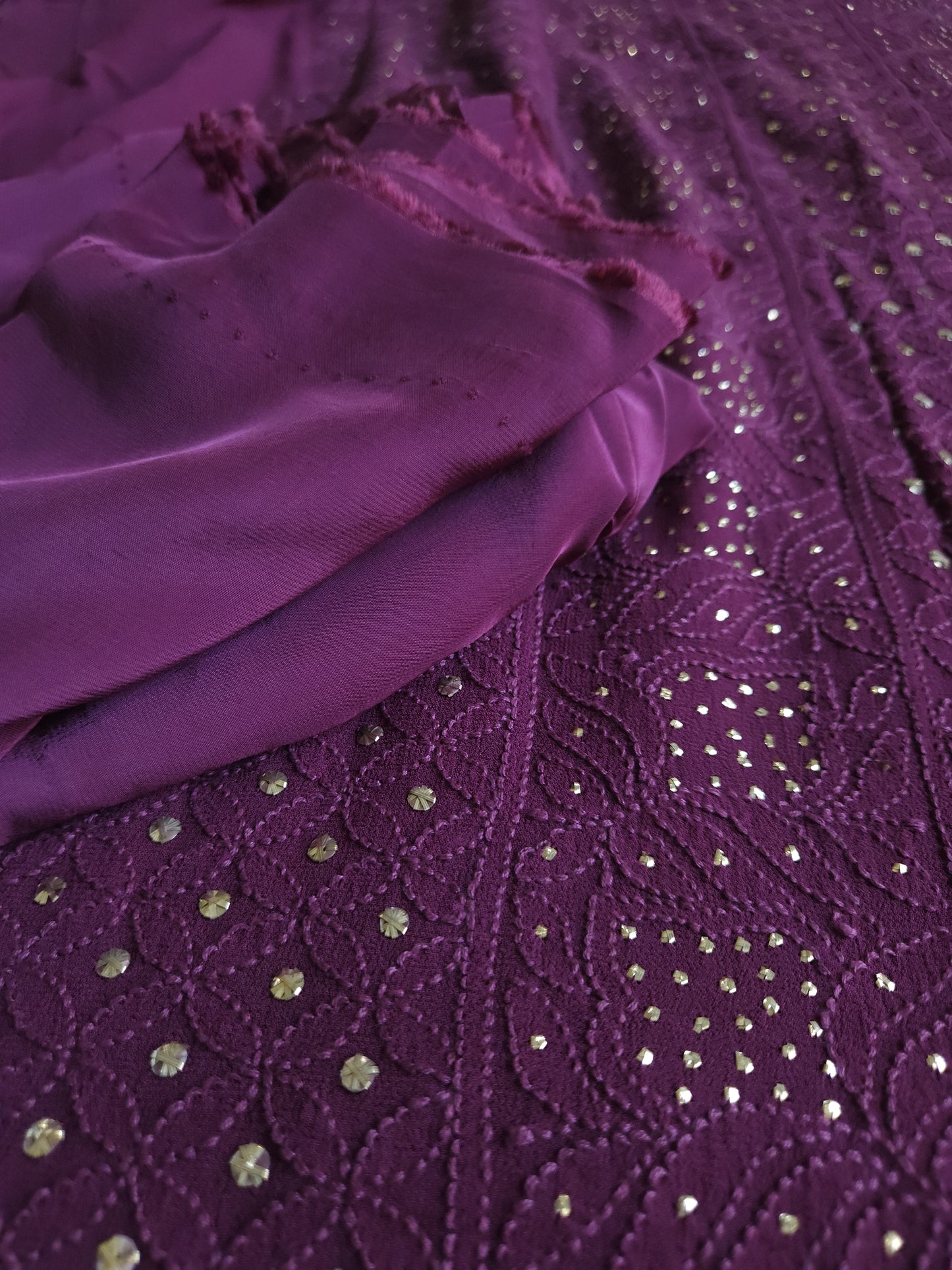 Viscose Georgette 3-Piece Suit