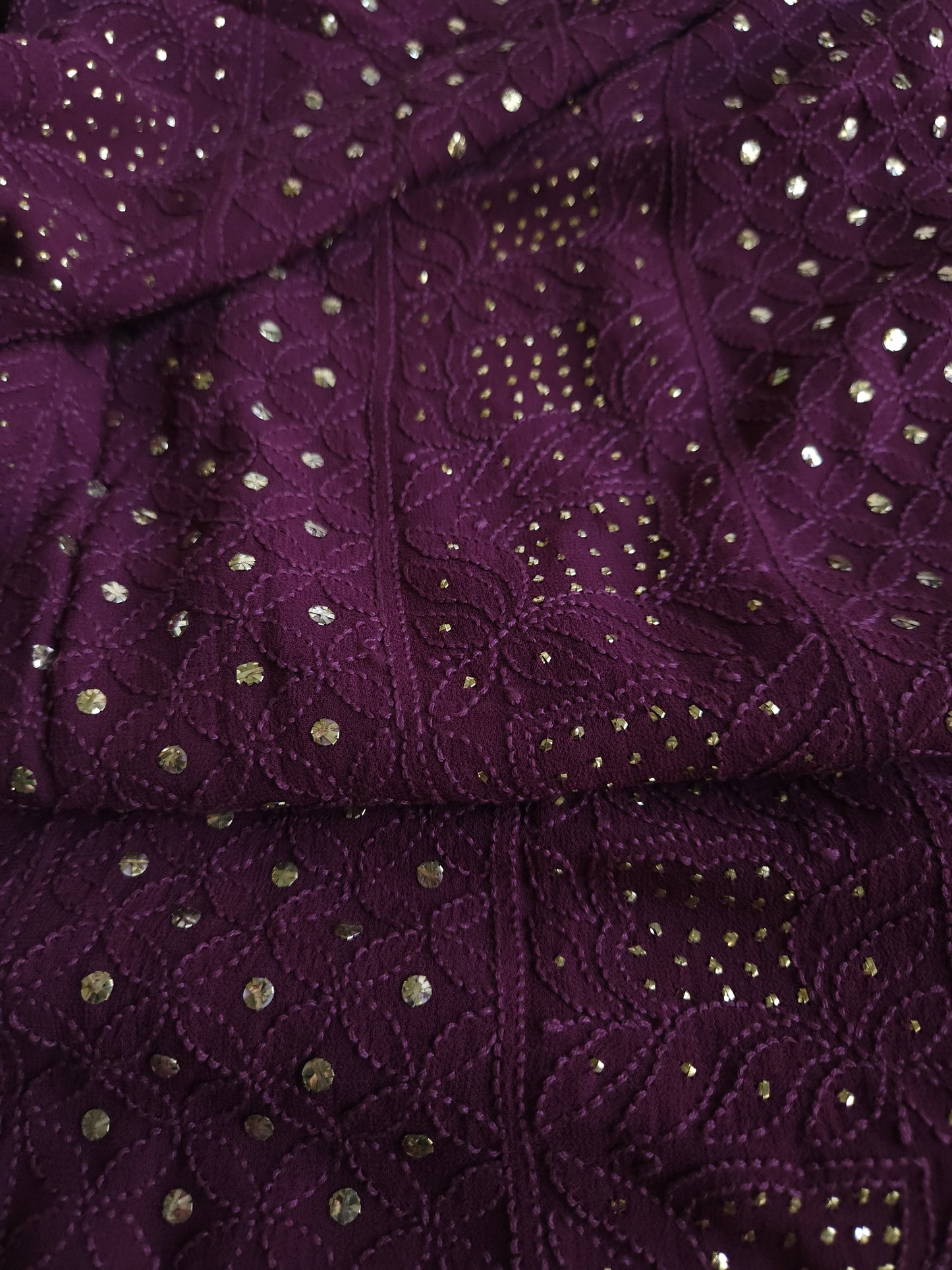 Viscose Georgette 3-Piece Suit