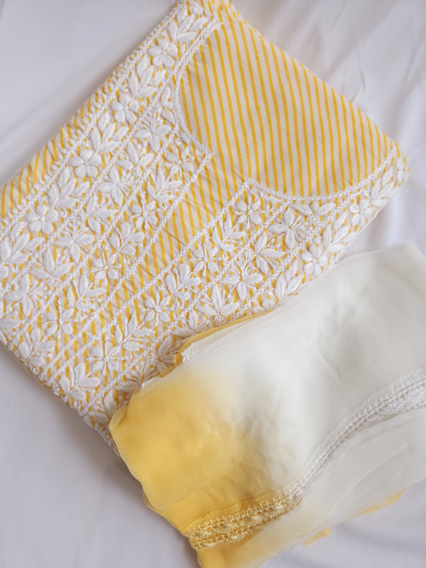 Cotton Voil 3-Piece Leheriya Suit