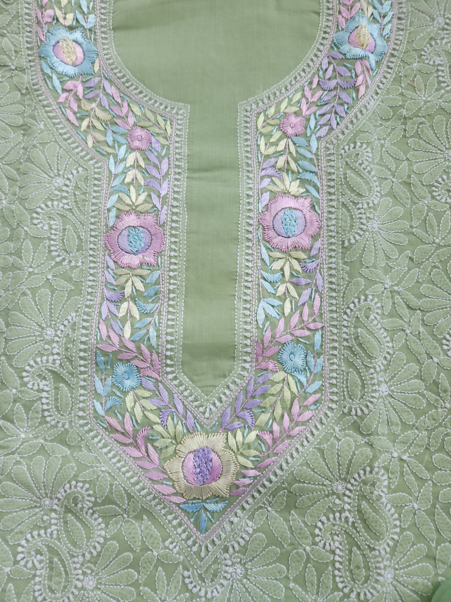 Soft Cotton Voil 3-Piece Suit