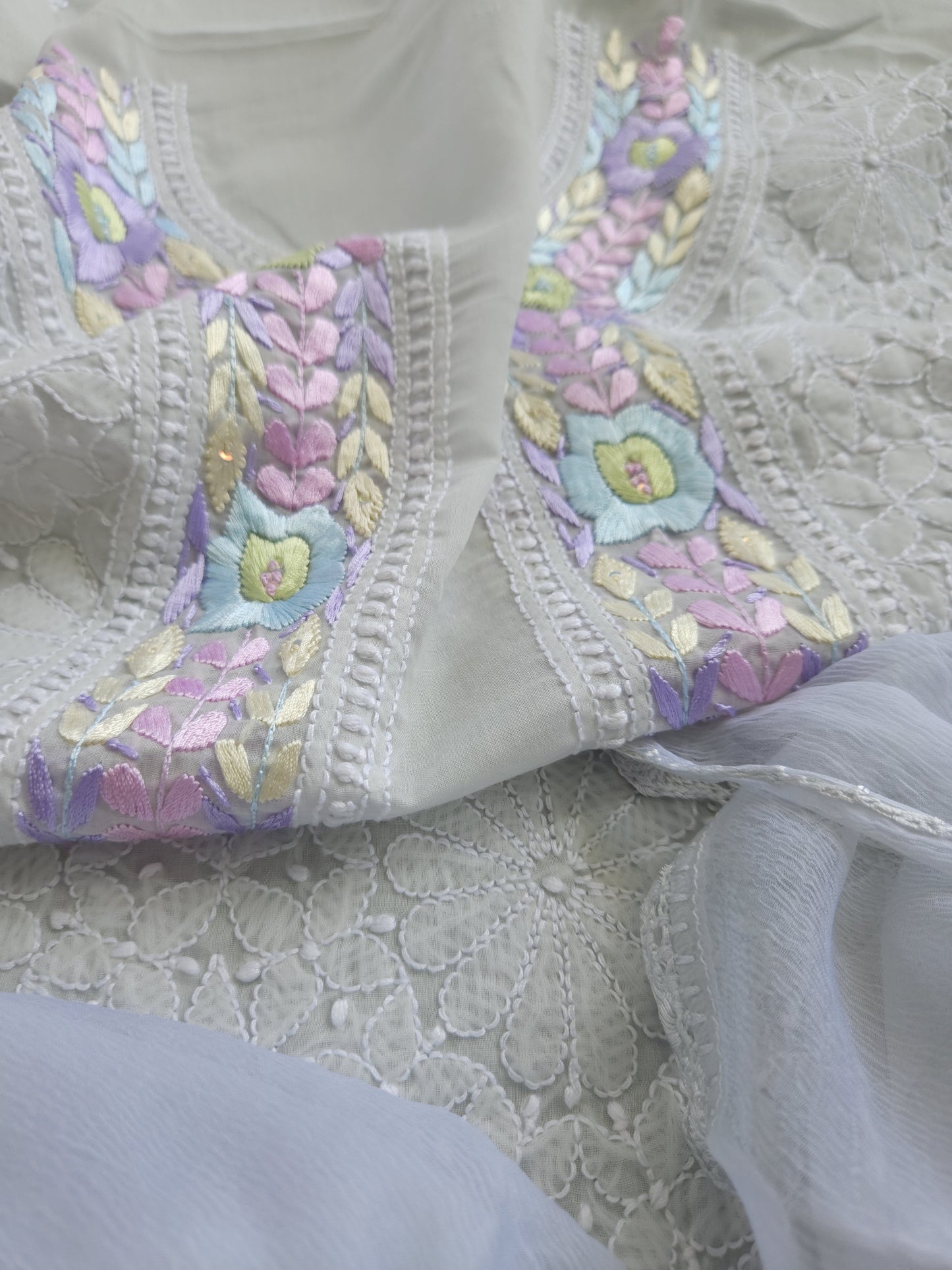 Soft Cotton Voil 3-Piece Suit