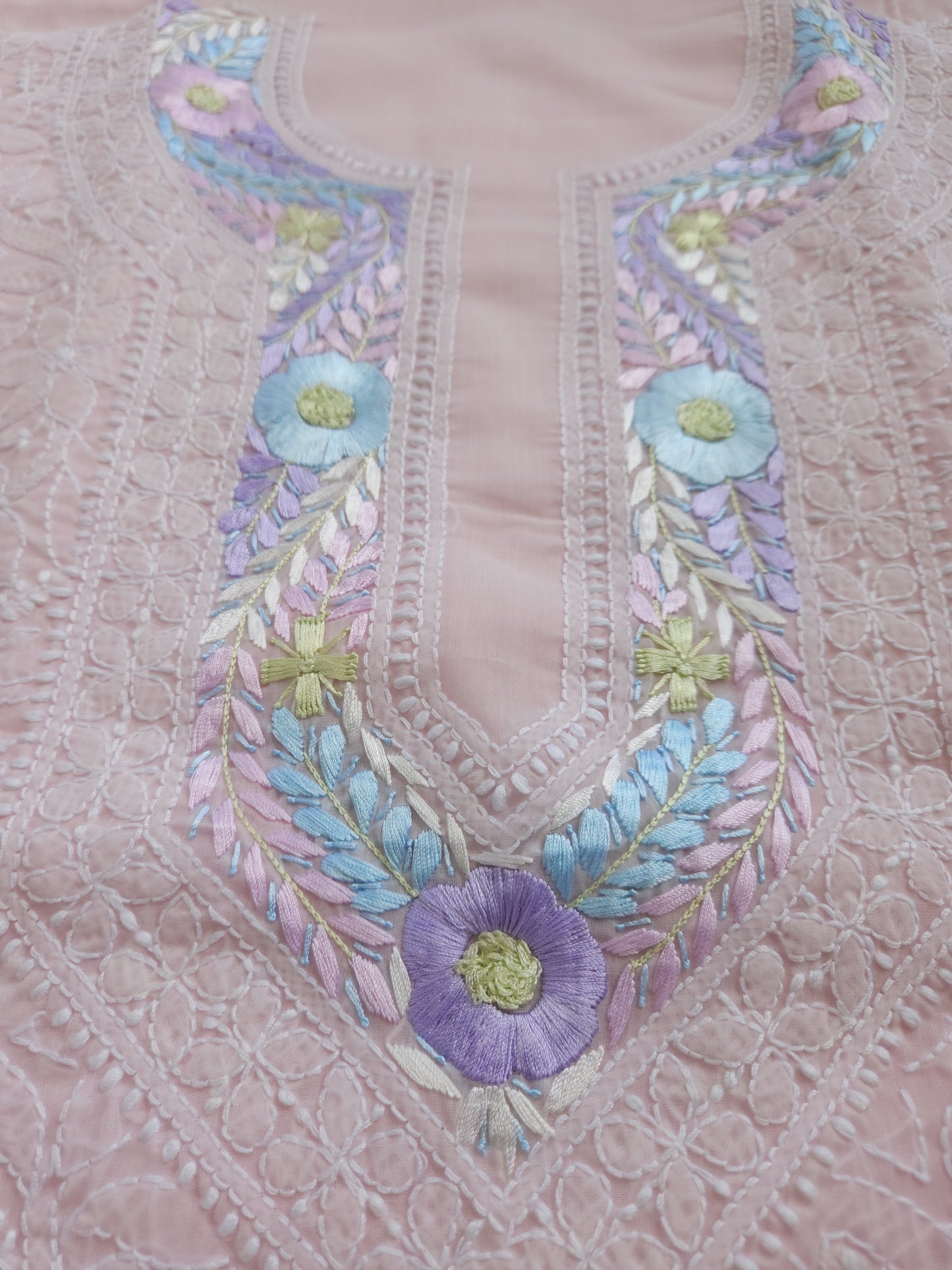 Soft Cotton Voil 3-Piece Suit