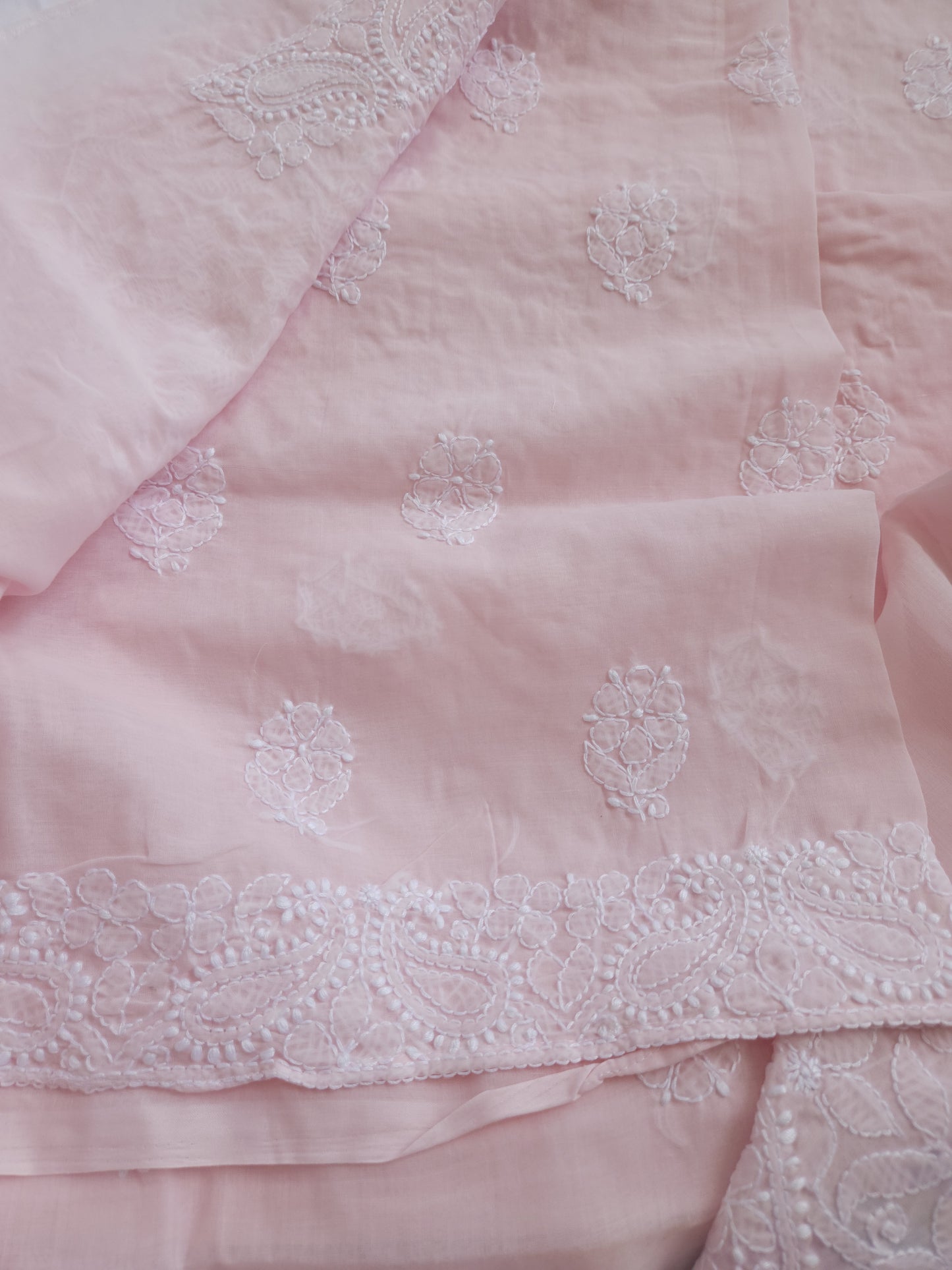 Soft Cotton Voil 3-Piece Suit
