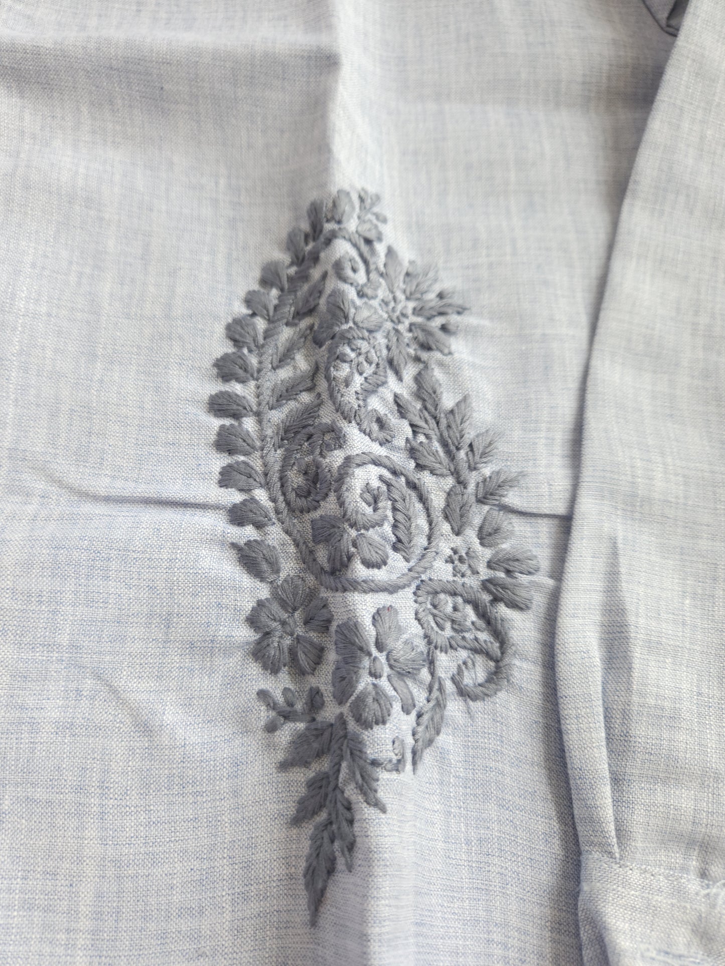 Linen Shirt (Gray)