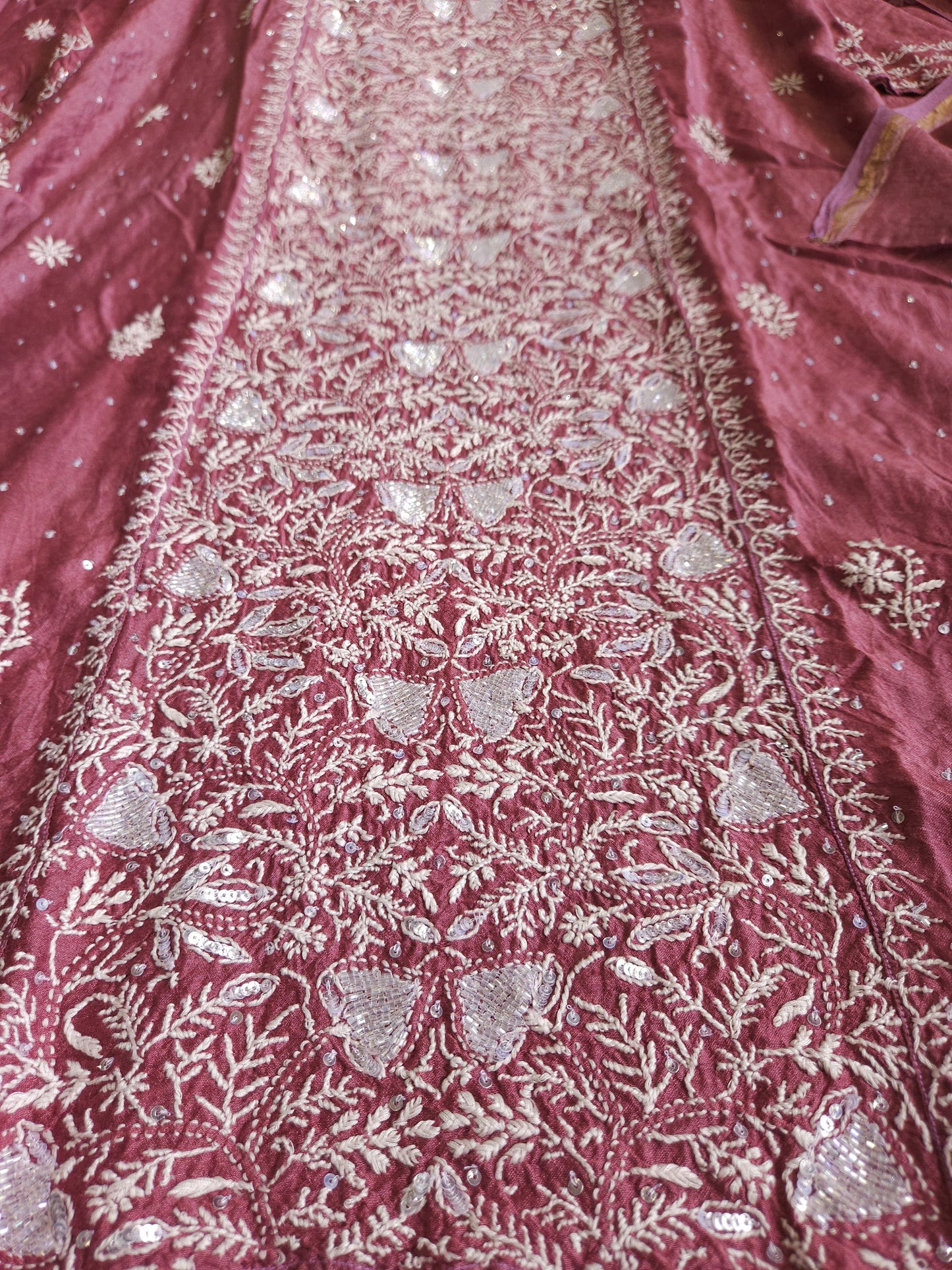Moonga Silk 2-Piece Set (Wine)