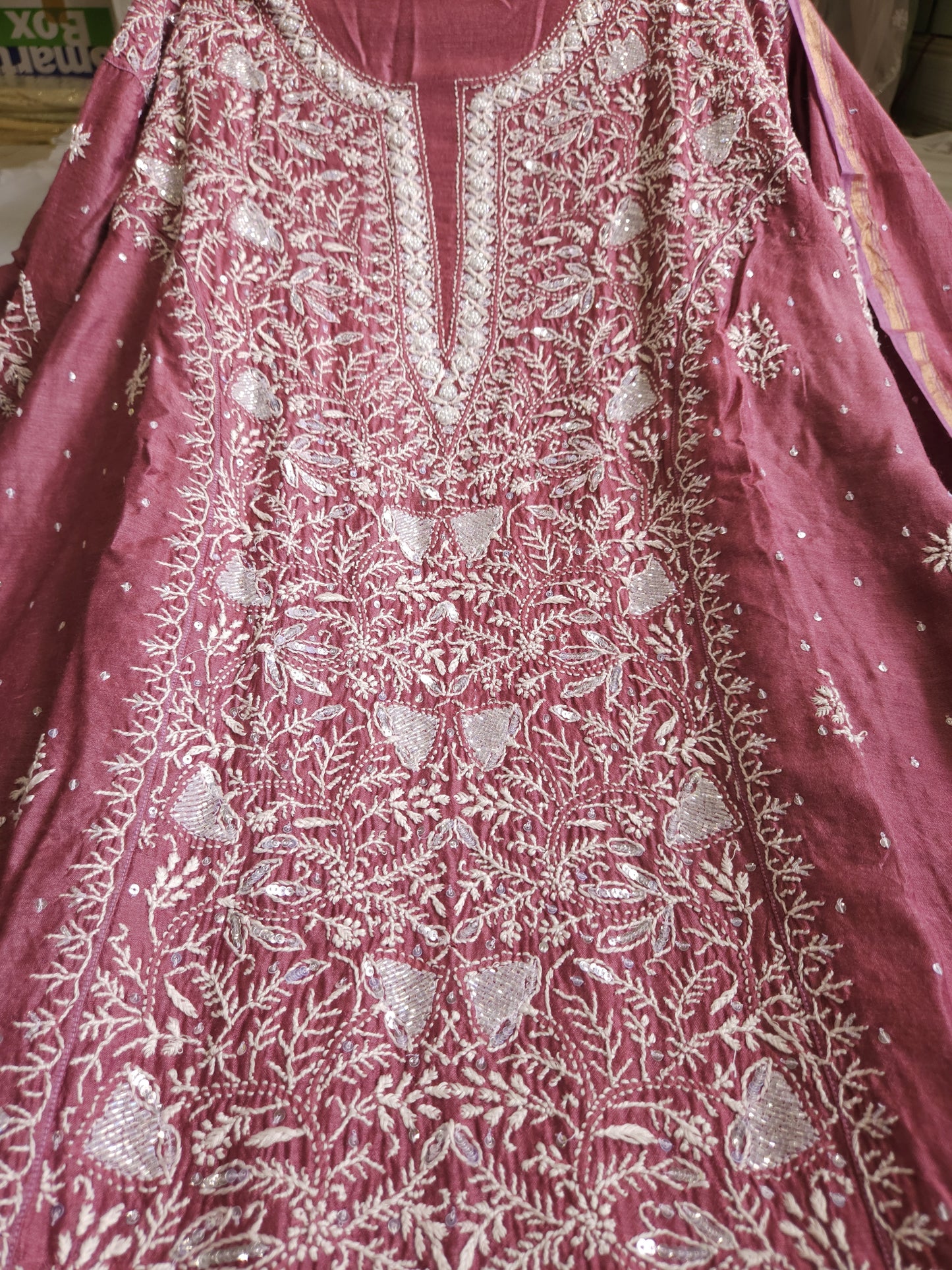 Moonga Silk 2-Piece Set (Wine)