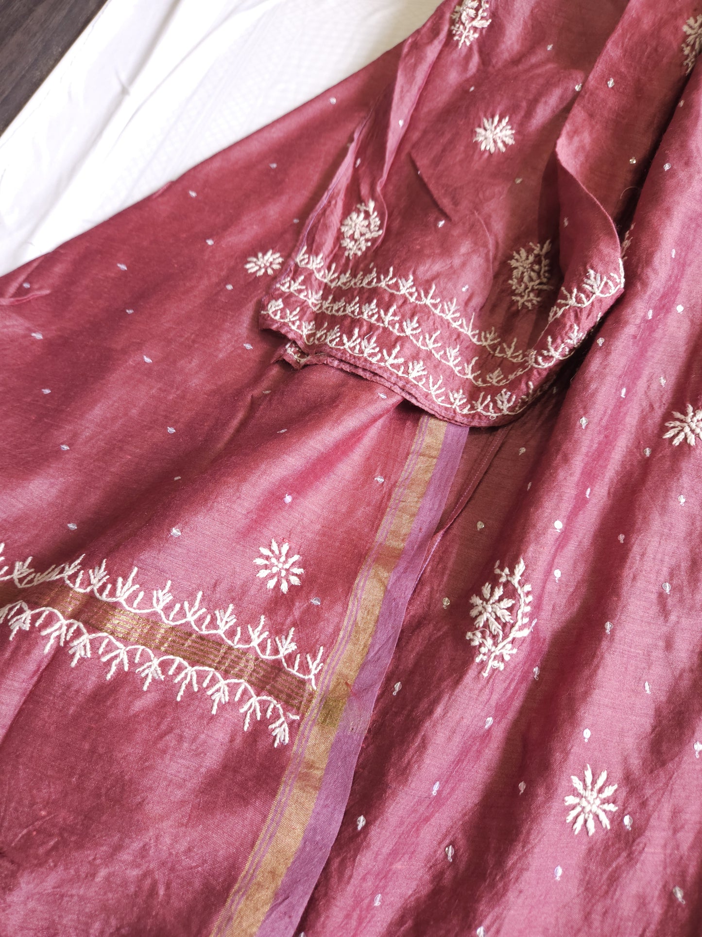 Moonga Silk 2-Piece Set (Wine)