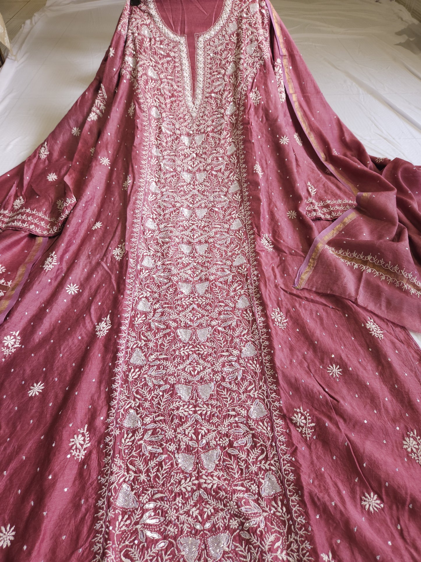 Moonga Silk 2-Piece Set (Wine)