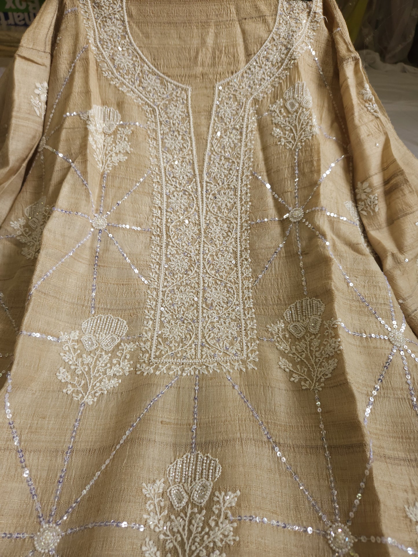 Pure Silk 2-Piece Set (Natural Colour)