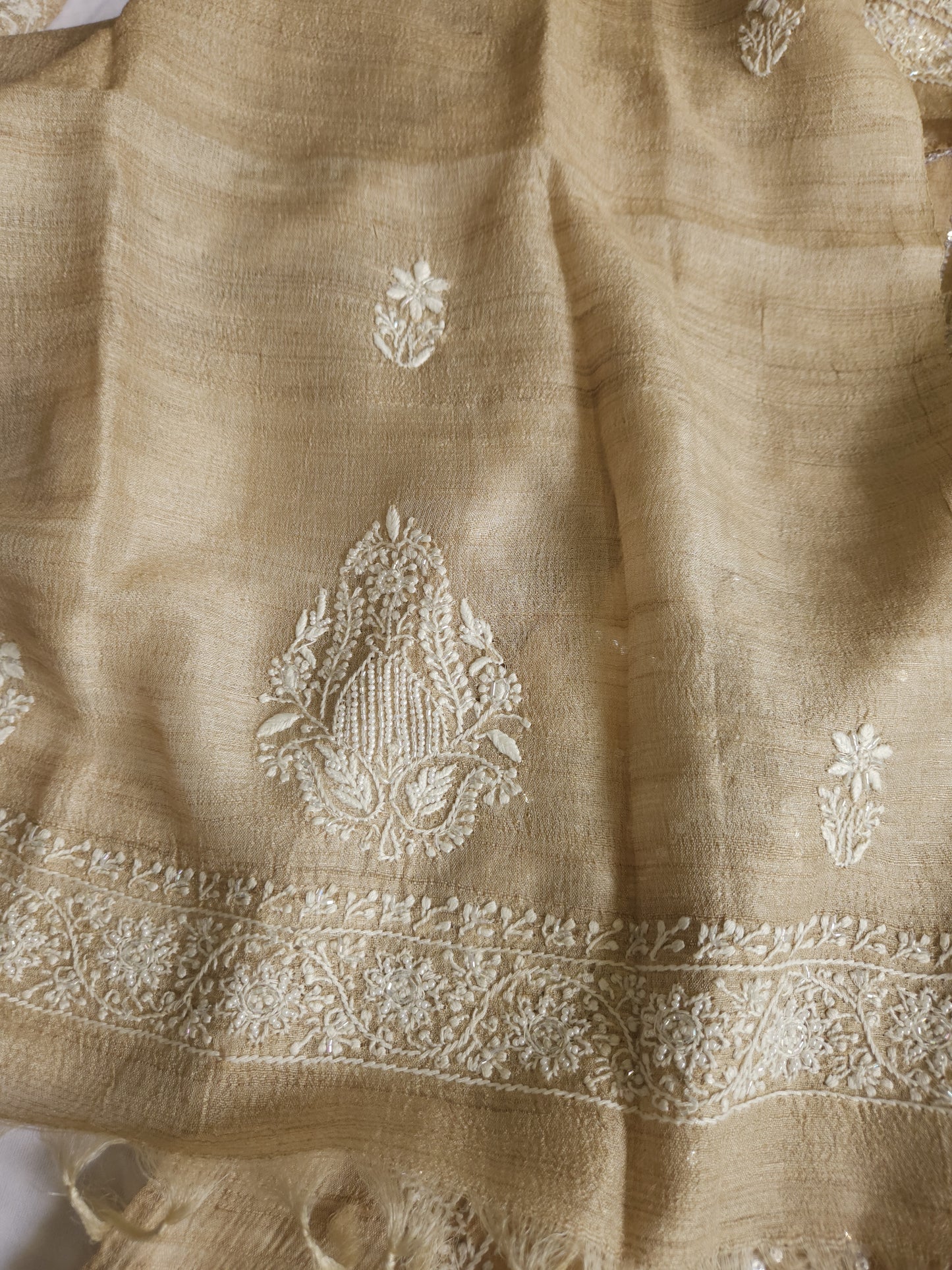 Pure Silk 2-Piece Set (Natural Colour)