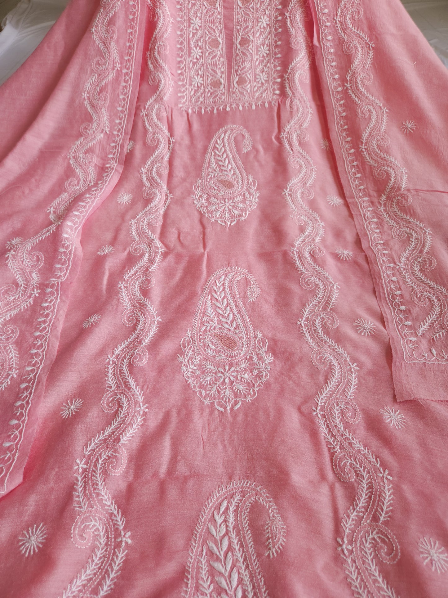 Moonga Silk 2-Piece Set (Onion Pink)