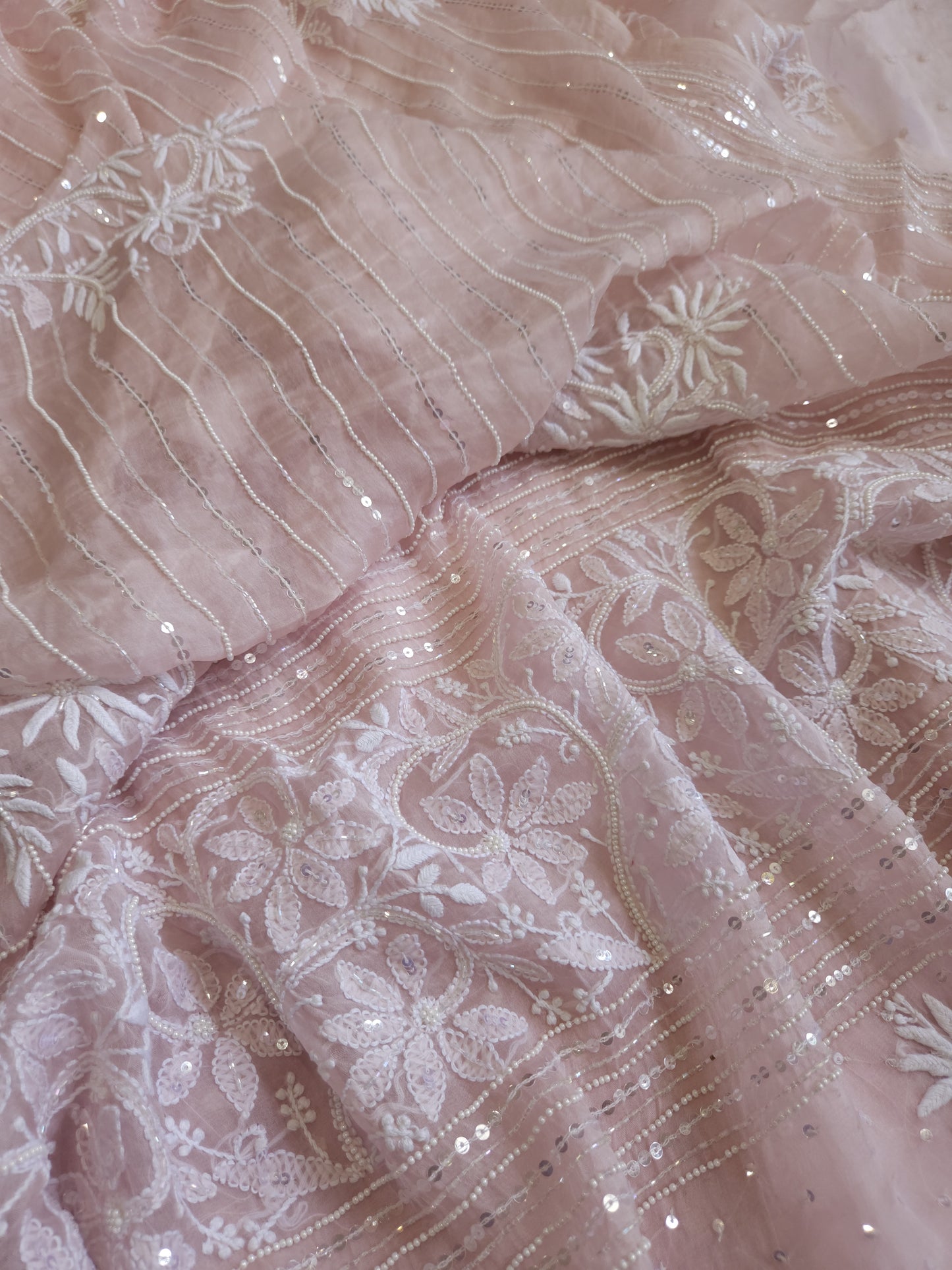 Organza Silk Saree (Hazelnut)