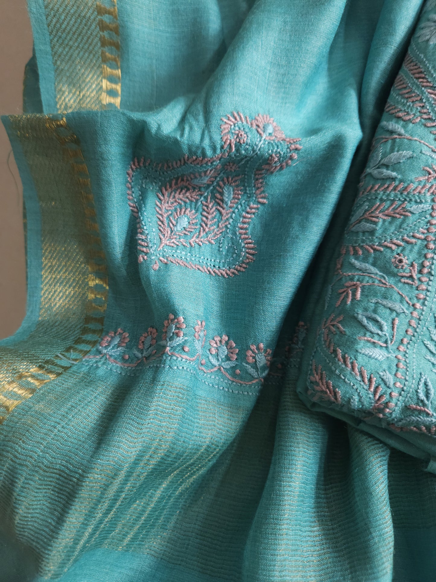 Moonga Silk 2-Piece Set (Dusty Teal)