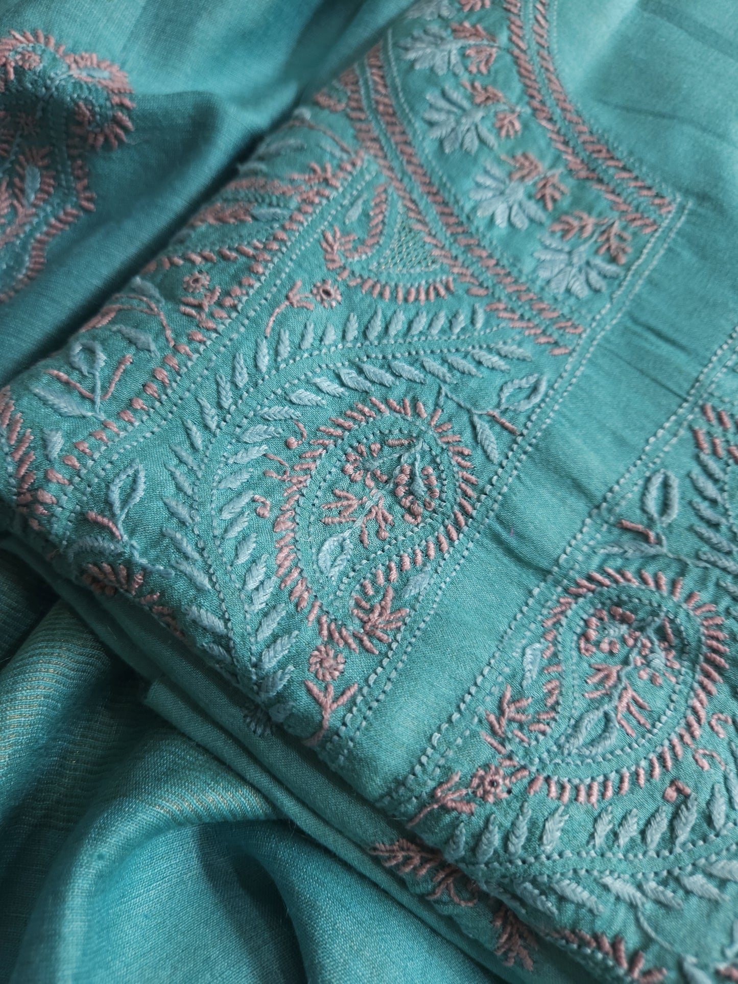 Moonga Silk 2-Piece Set (Dusty Teal)