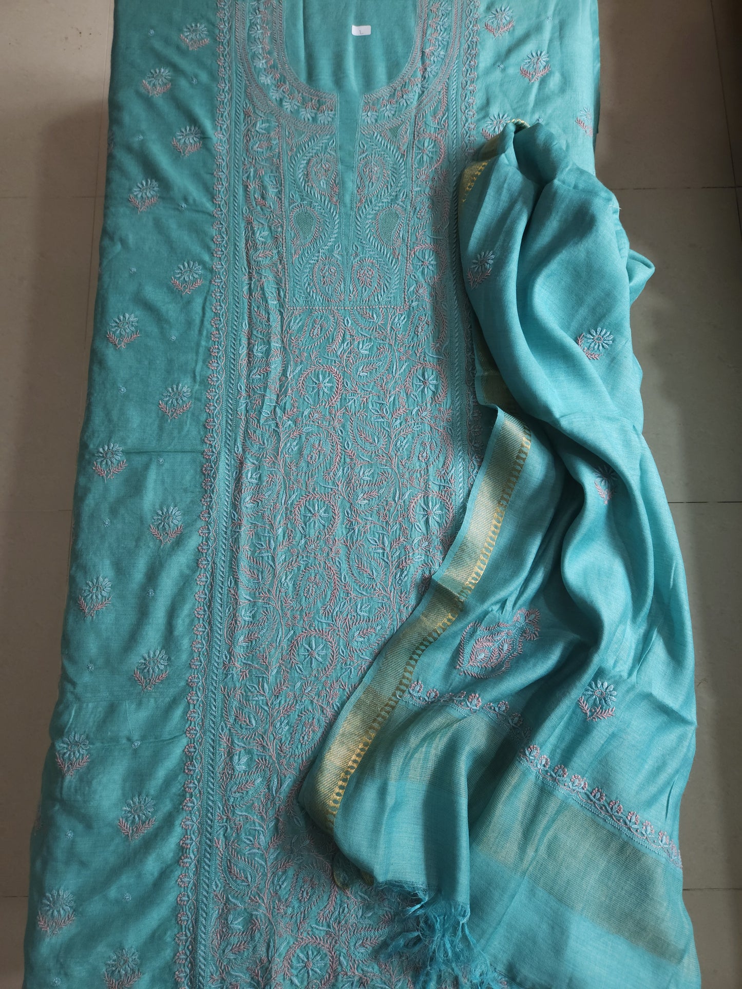 Moonga Silk 2-Piece Set (Dusty Teal)