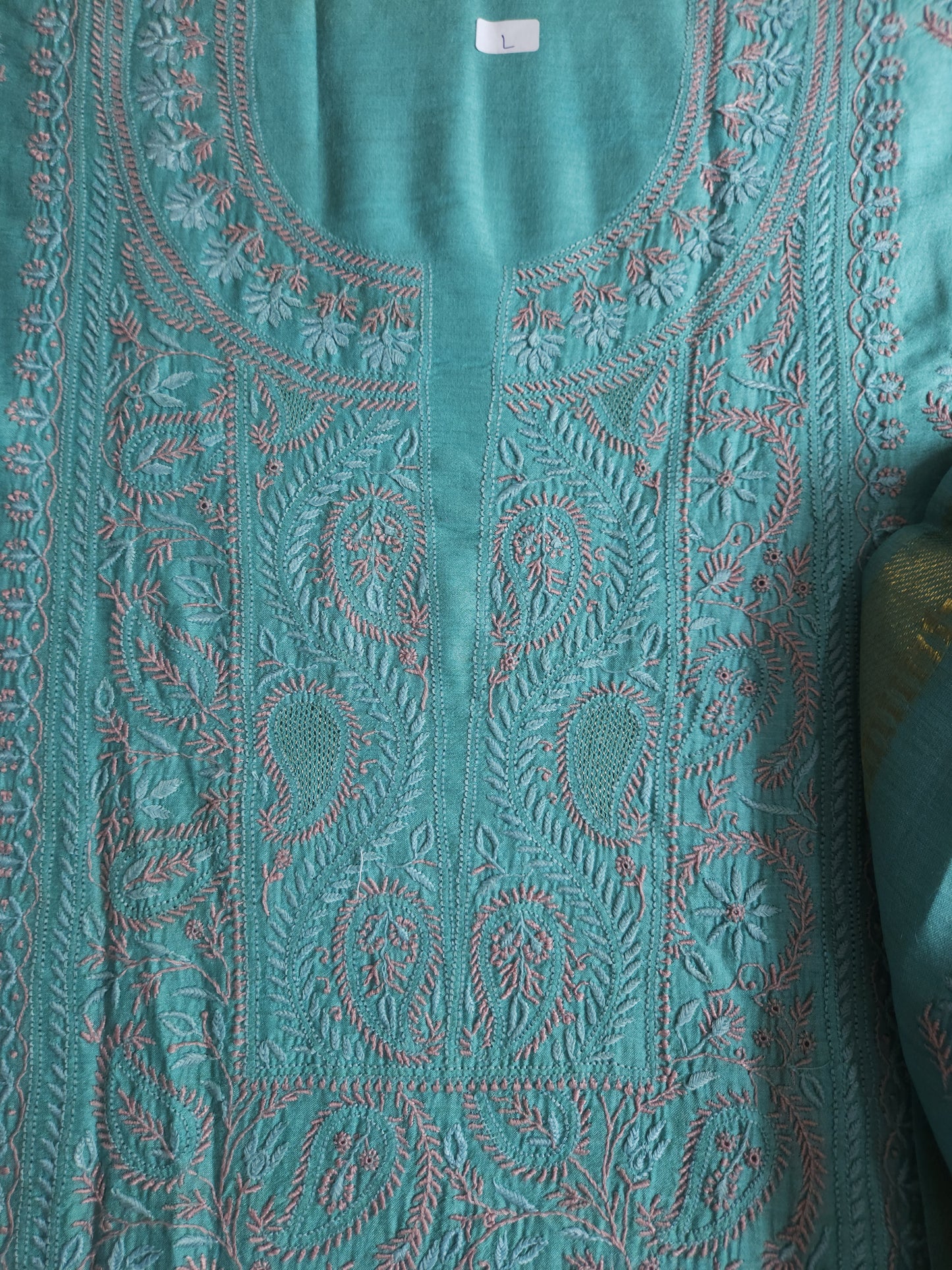 Moonga Silk 2-Piece Set (Dusty Teal)