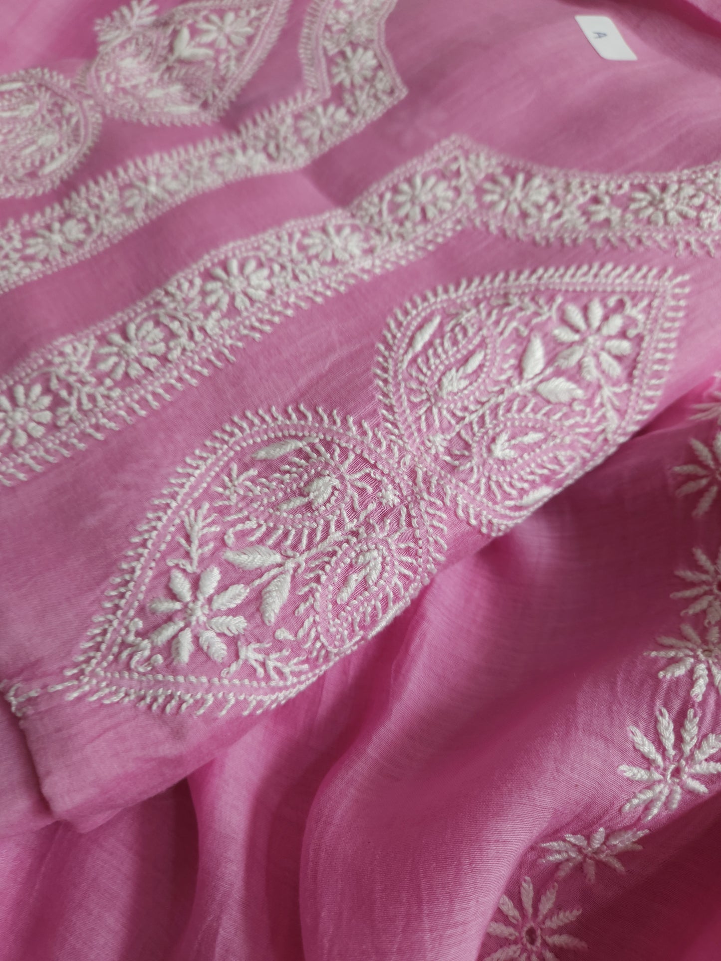 Malmal Chanderi 2-Piece Set (Pink)