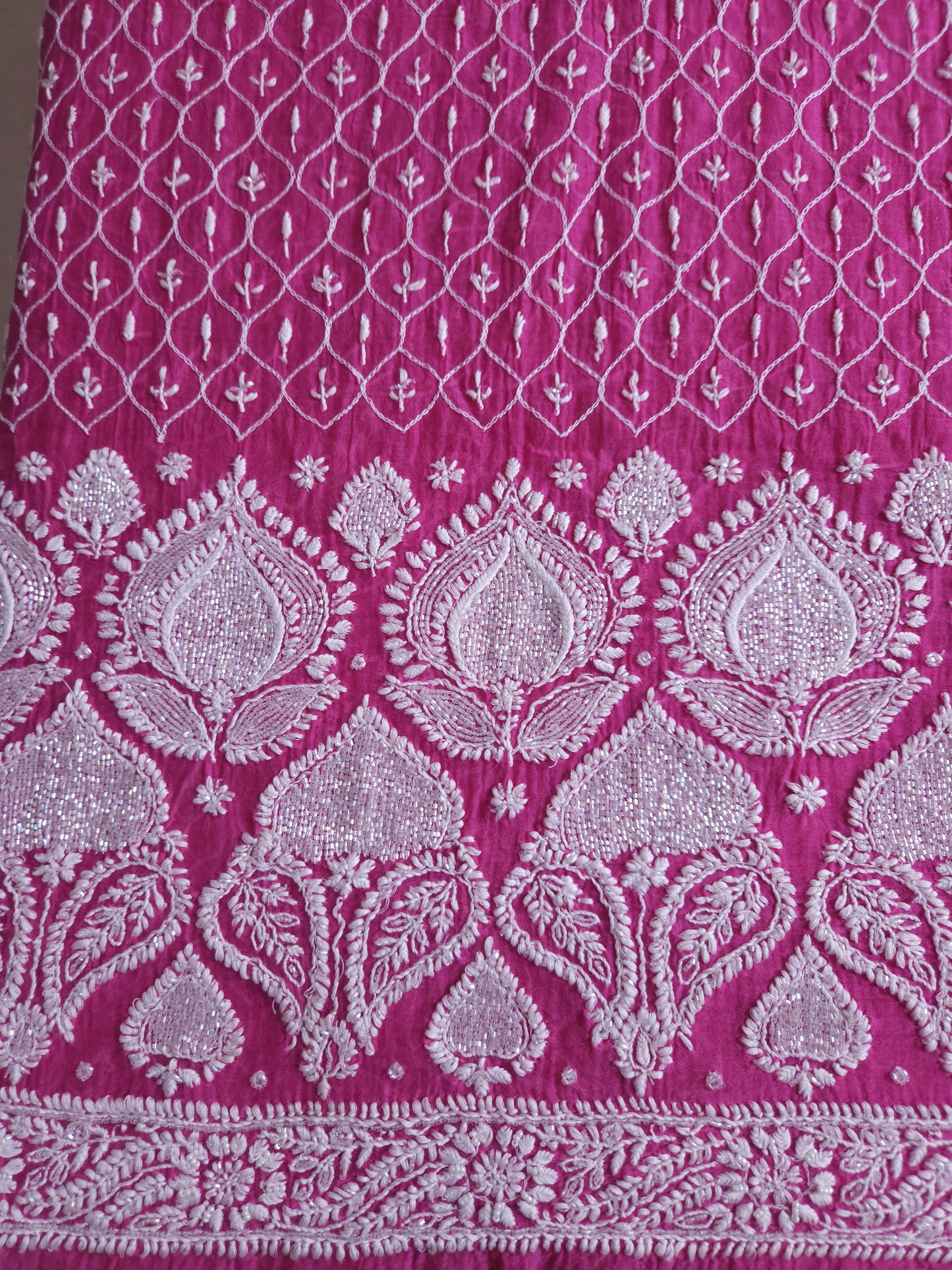 Malmal Chanderi 2-Piece Set (Pink)