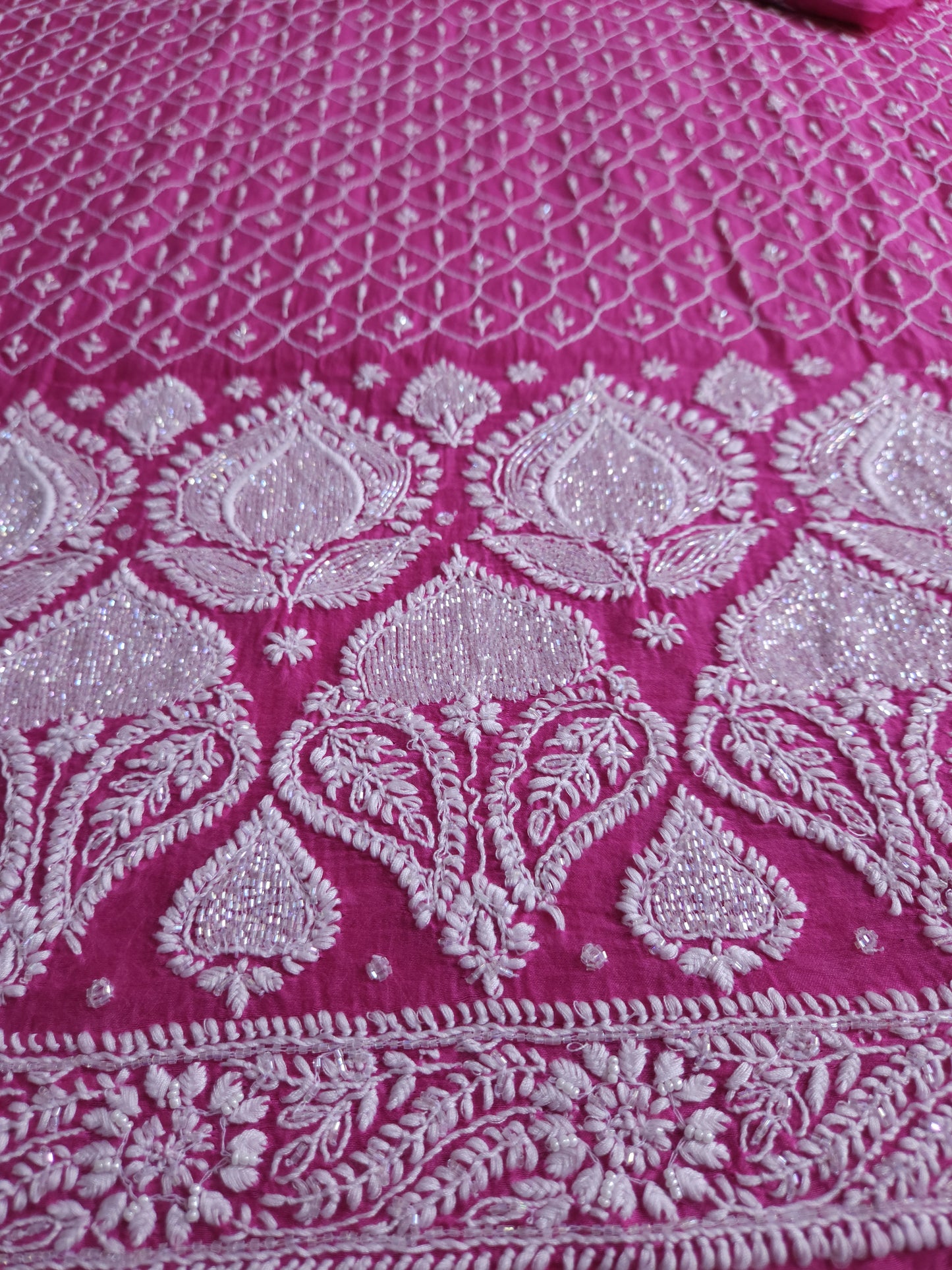 Malmal Chanderi 2-Piece Set (Pink)