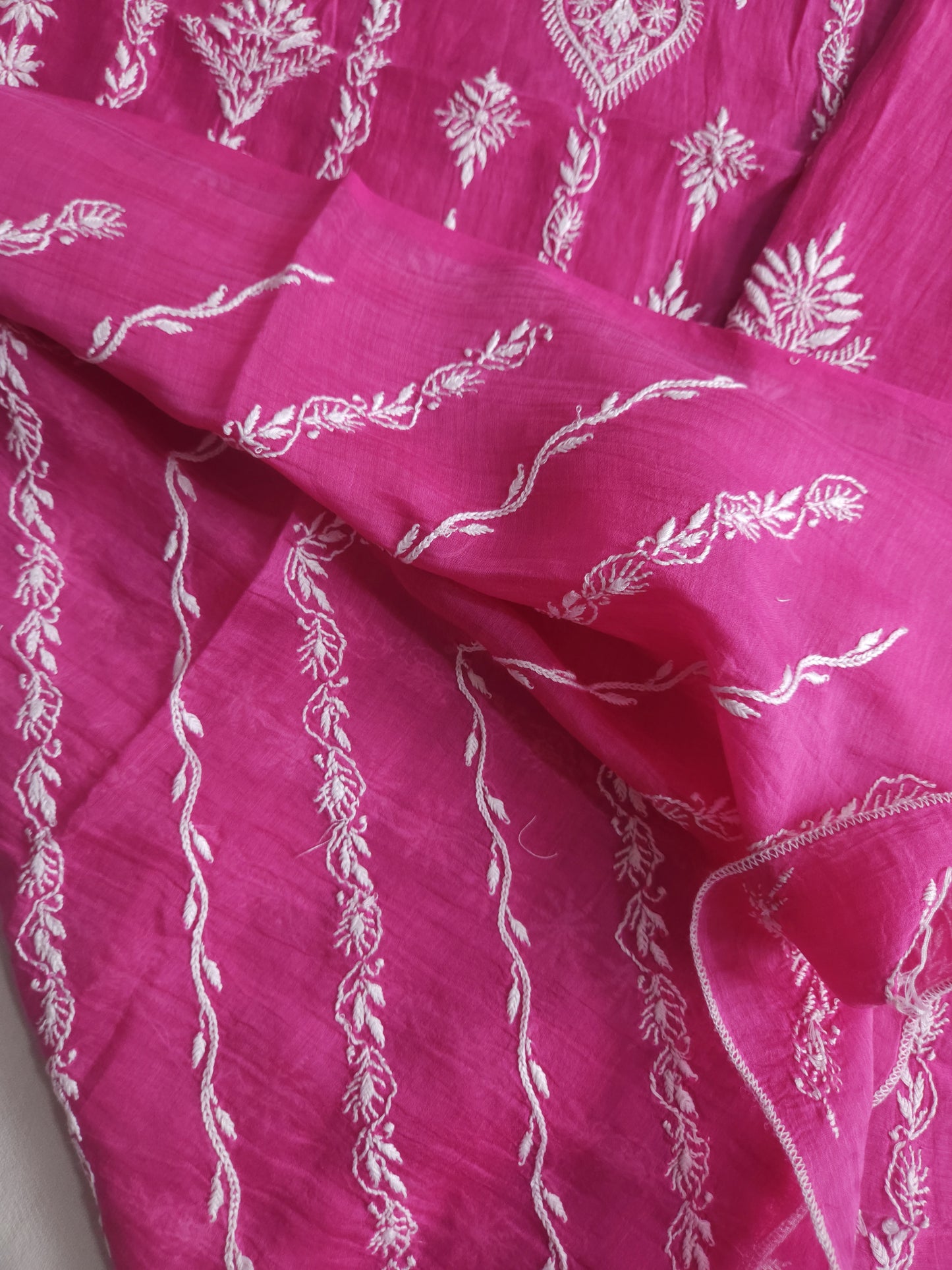 Malmal Chanderi 2-Piece Set (Pink)
