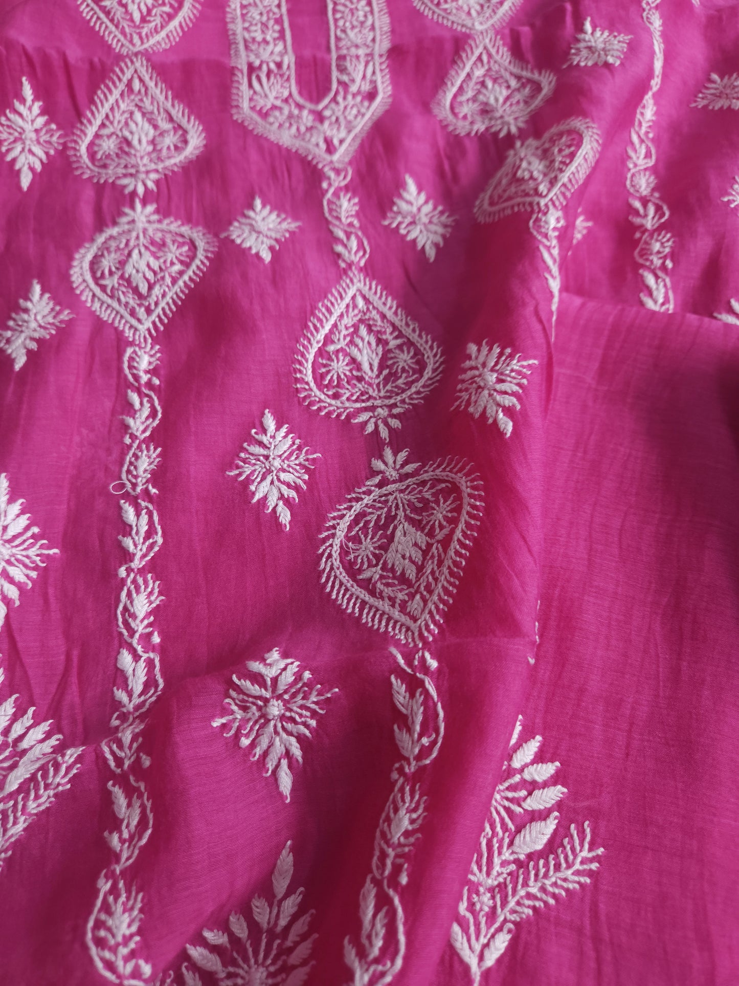 Malmal Chanderi 2-Piece Set (Pink)