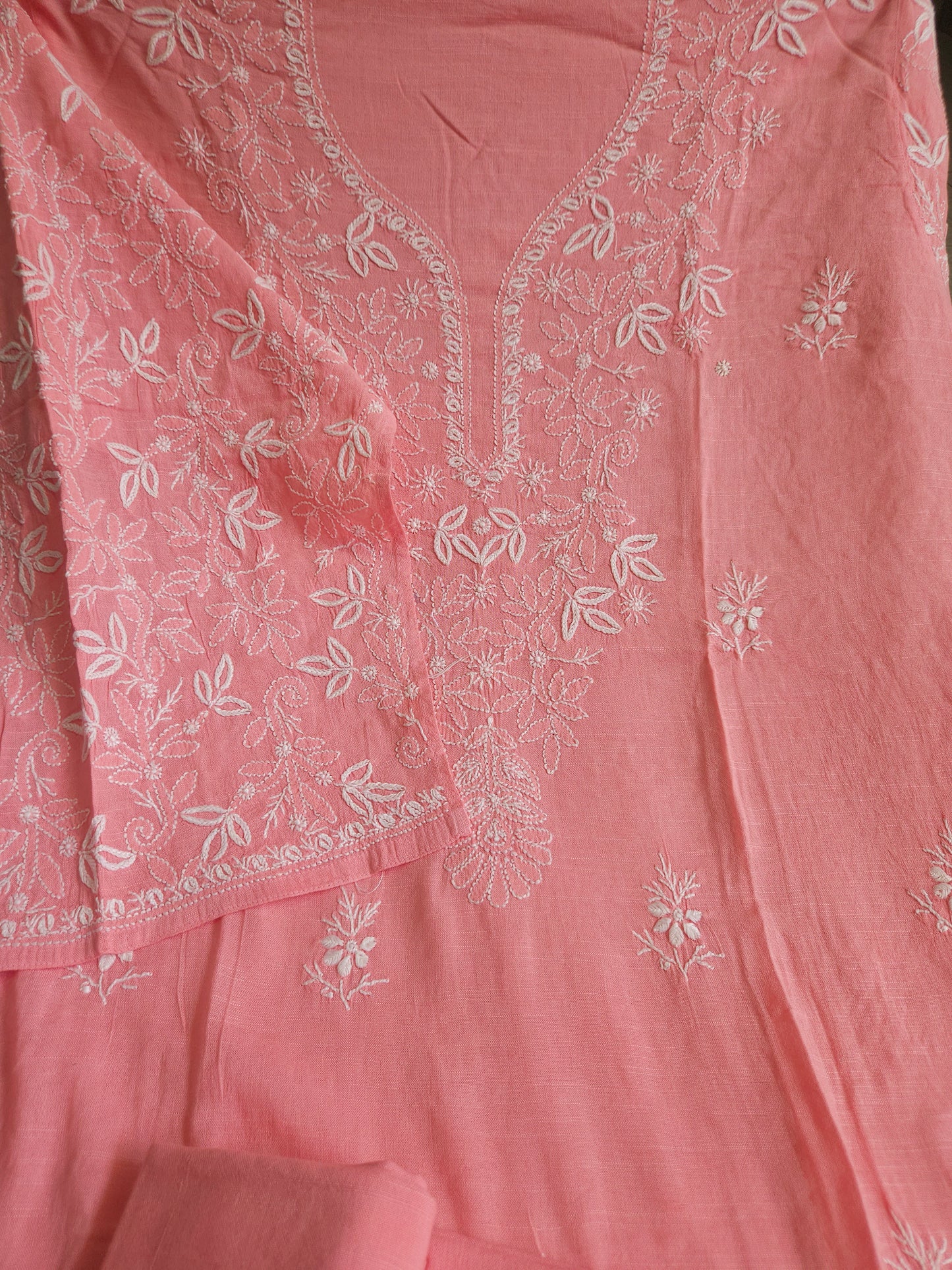 Linen Chikankari 2-Piece Suit