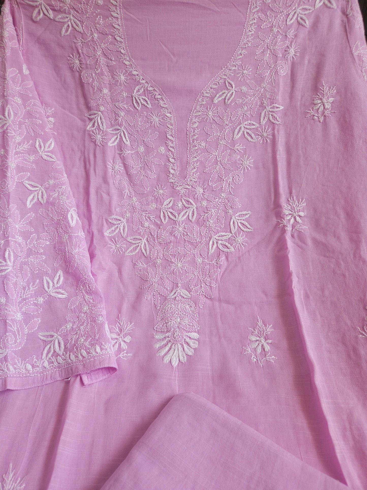 Linen Chikankari 2-Piece Suit