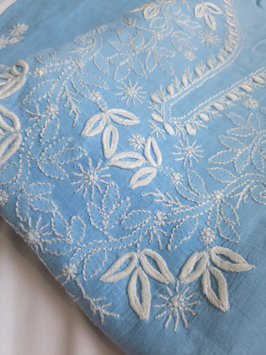 Linen Chikankari 2-Piece Suit