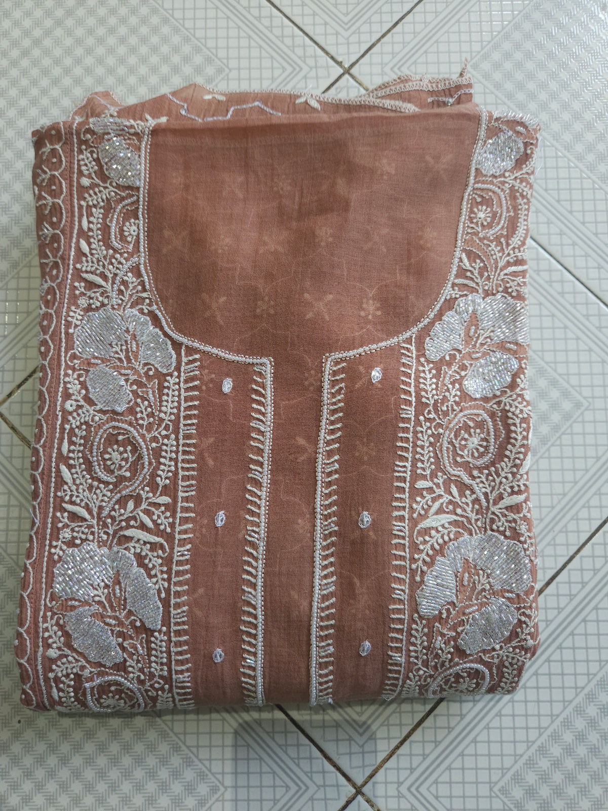 2Piece Malmal Chanderi Suit Set PSC169