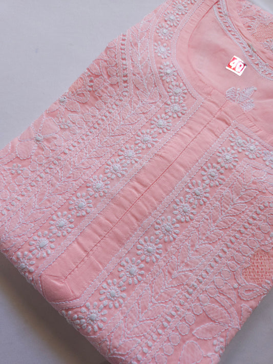 Cotton Voil Full Jaal Handjaali Kurti