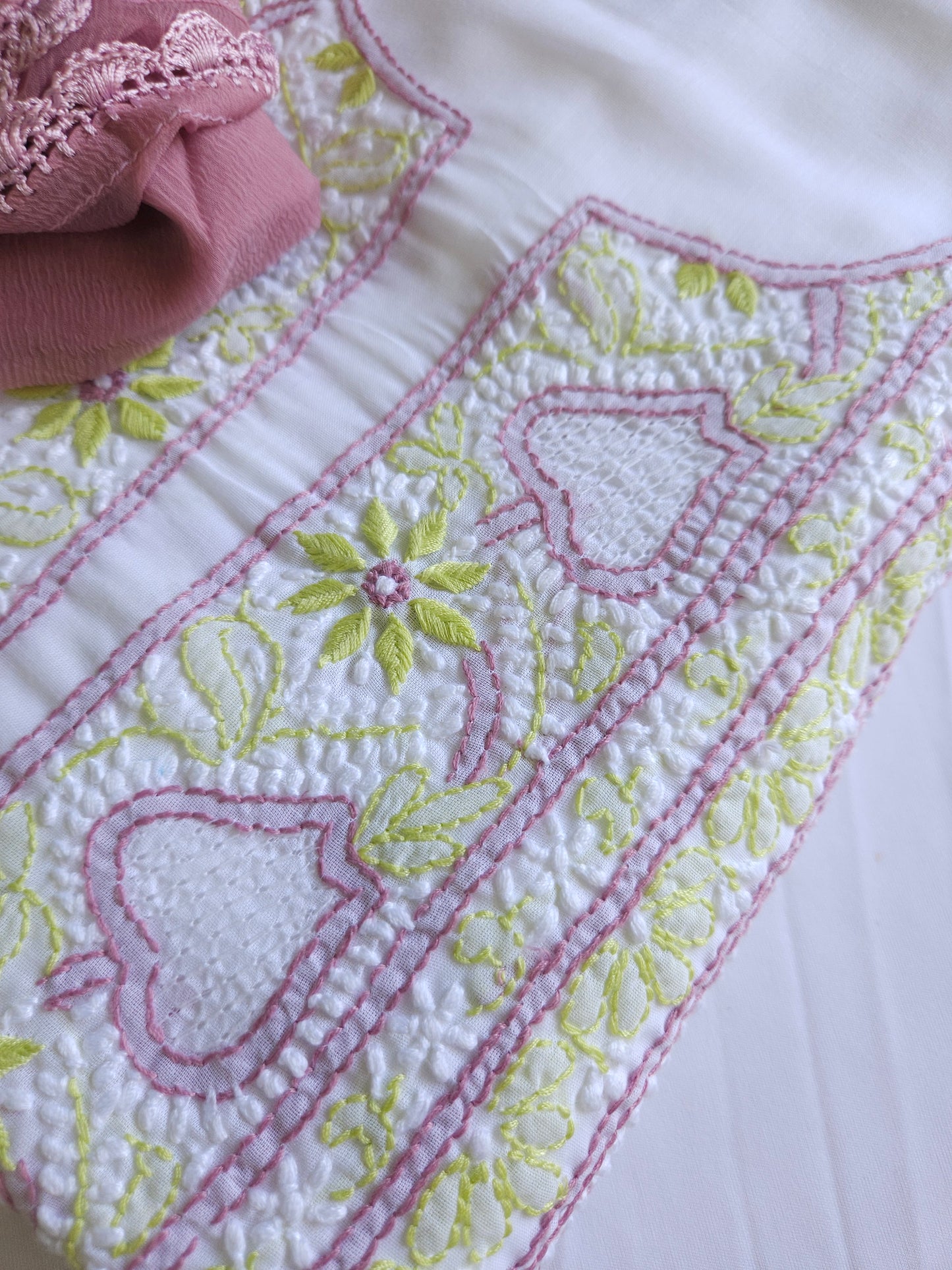 Soft Cotton 3-Piece Chikankari Suit (PSC222)