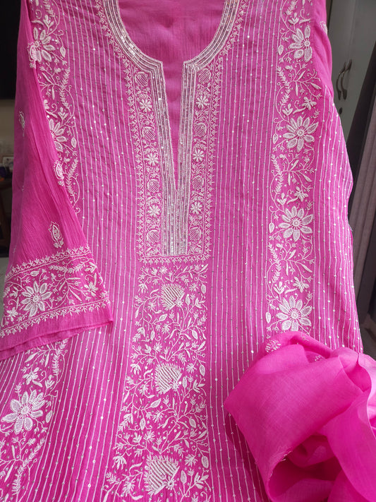 Malmal Chanderi 2-Piece Suit (PSC130)