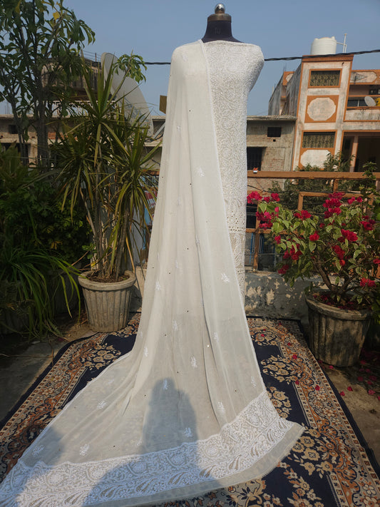 Pure Georgette 2-Piece Suit (PSC023)