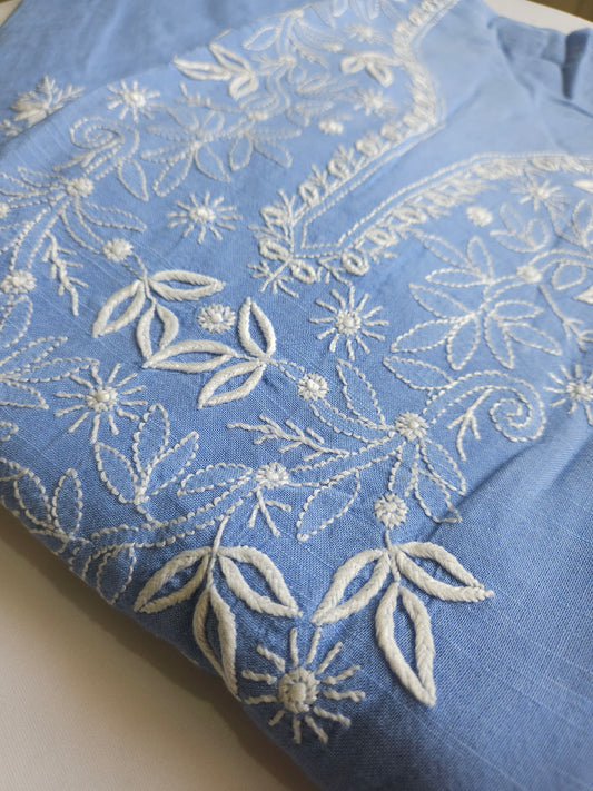 Linen Chikankari 2-Piece Suit (PSC065)