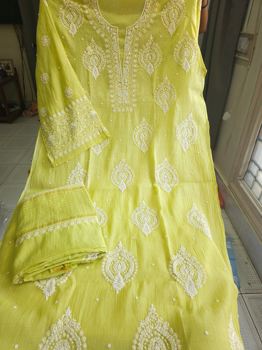 Malmal Chanderi 2-Piece Suit (PSC113)