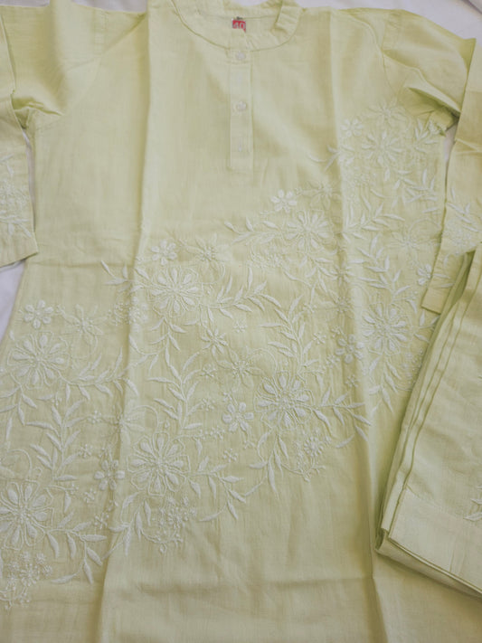 Lenin coord Chikankari set size 38 (PSC141)