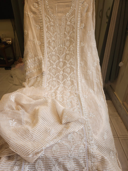 Zari Weaved Chanderi 2-Piece Suit (PSC132)