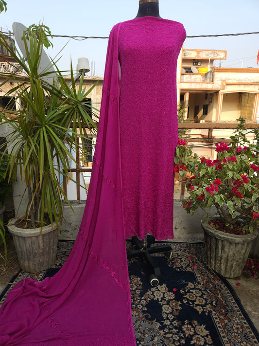 Viscose Georgette 2-Piece Suit (PSC038)