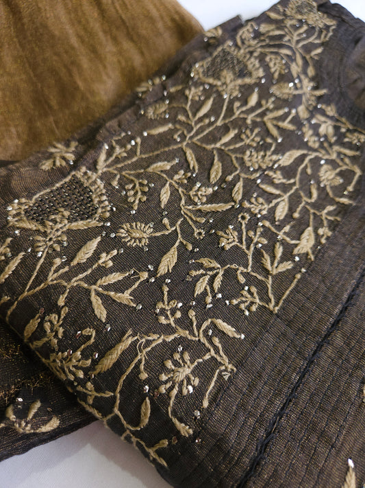 Pure Zari Tissue 2-Piece Suit (PSC122)