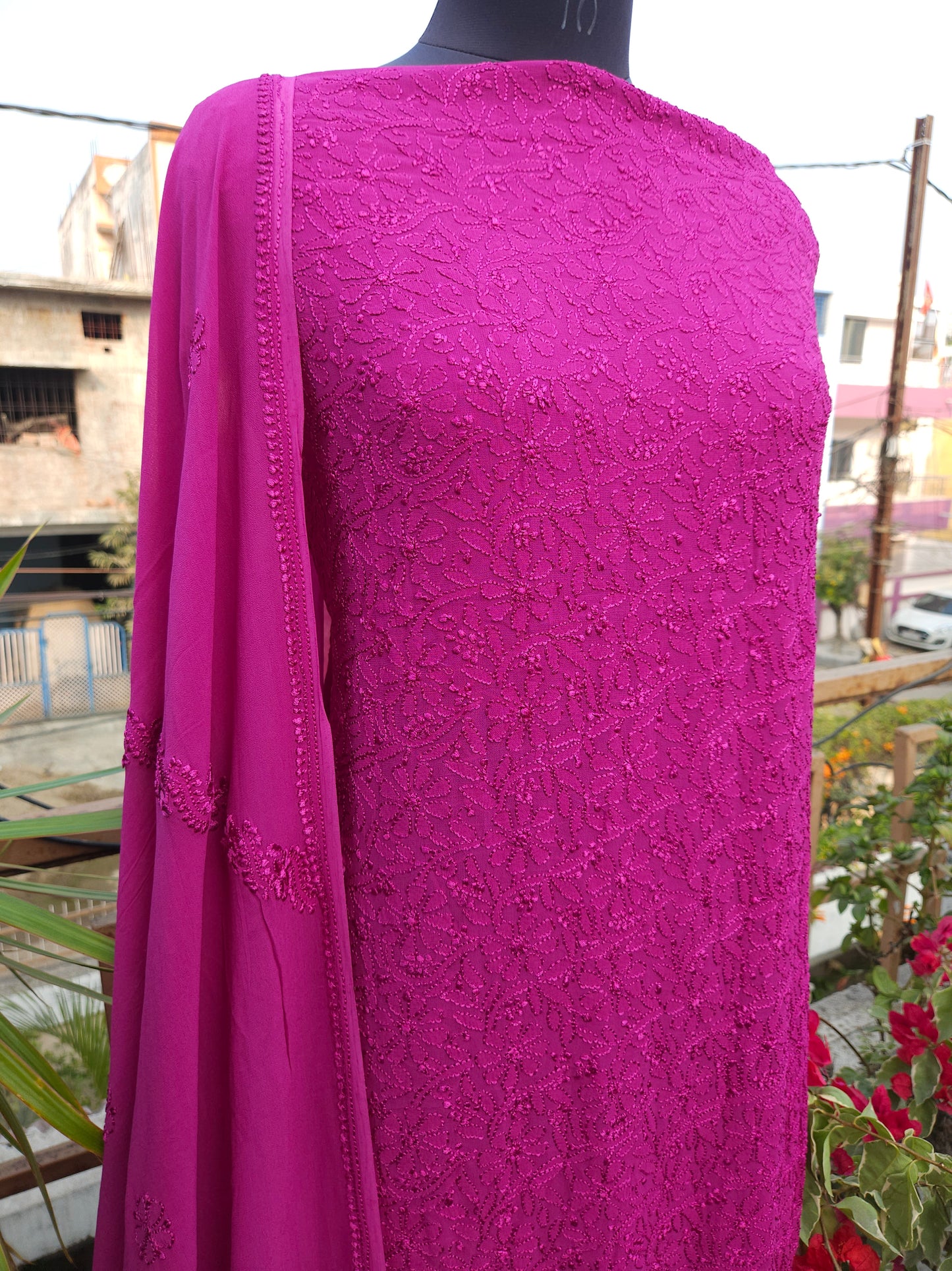 Viscose Georgette 2-Piece Suit (PSC038)