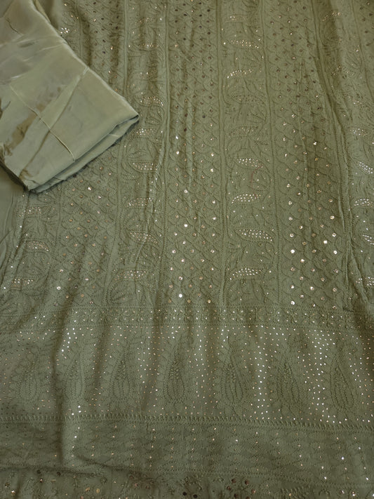Viscose Georgette 3-Piece Suit