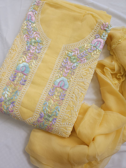 Soft Cotton Voil 3-Piece Suit