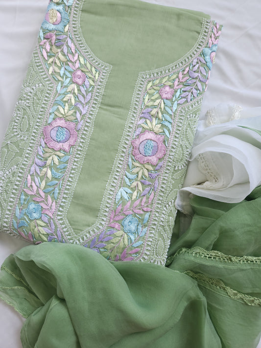 Soft Cotton Voil 3-Piece Suit