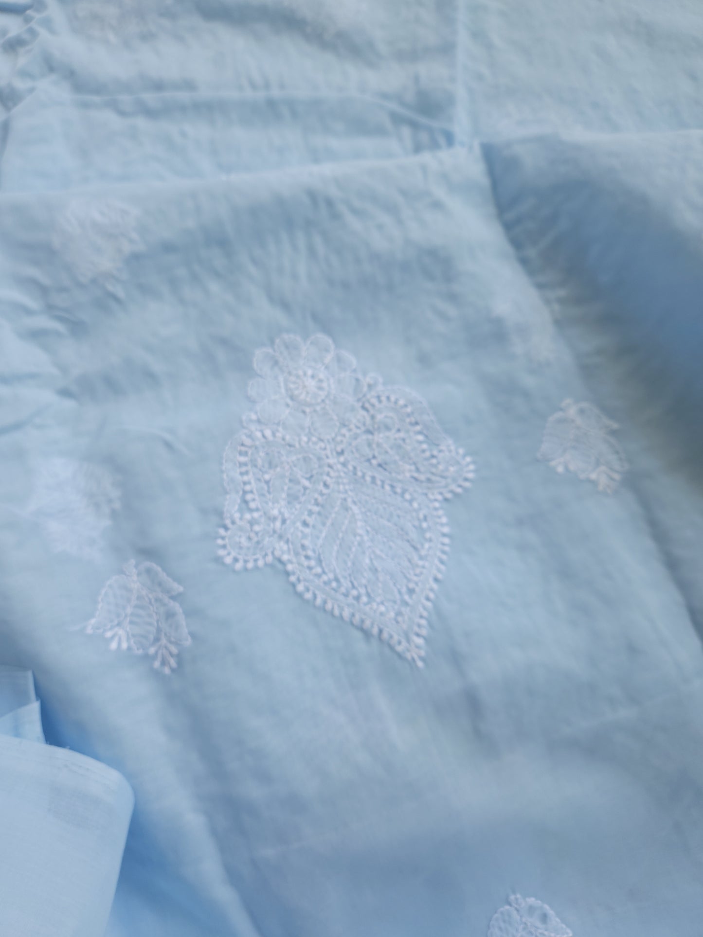 Soft Cotton Voil 3-Piece Suit