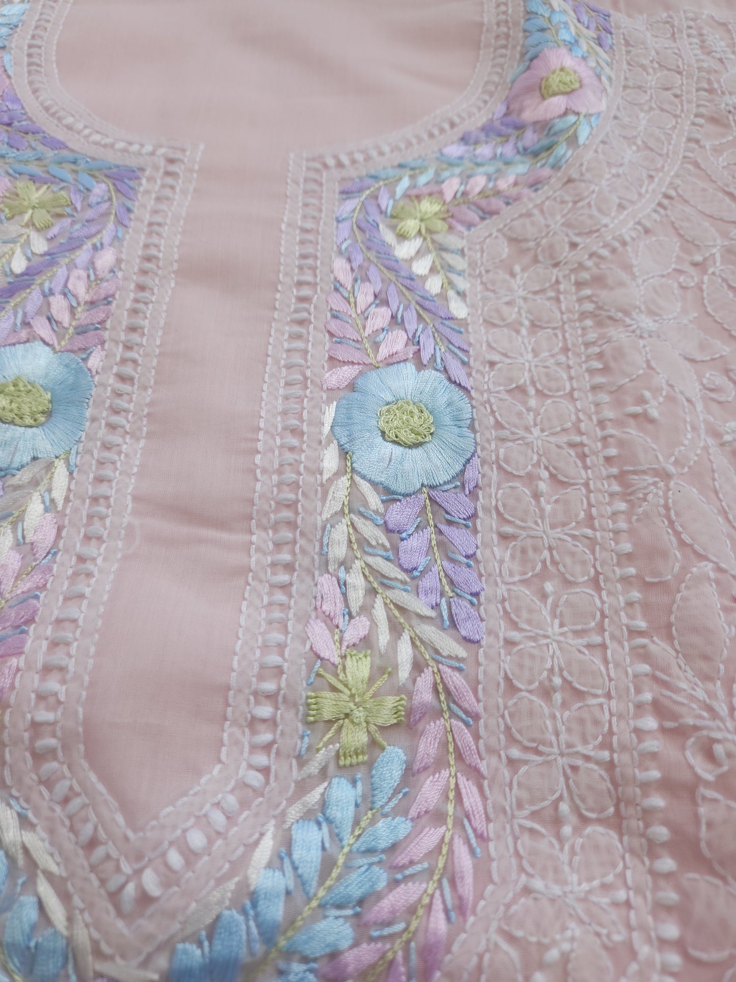 Soft Cotton Voil 3-Piece Suit