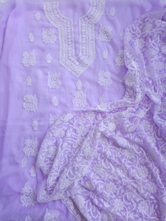 Semi-Georgette 3-Piece Set