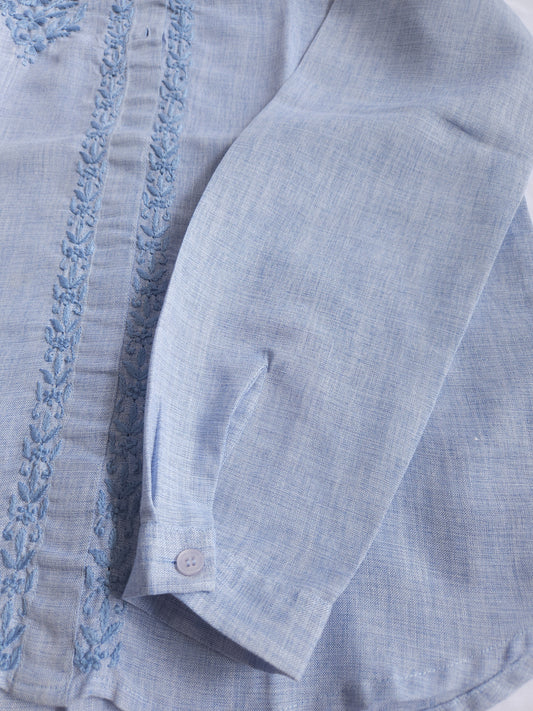 Linen Shirt (Blue)