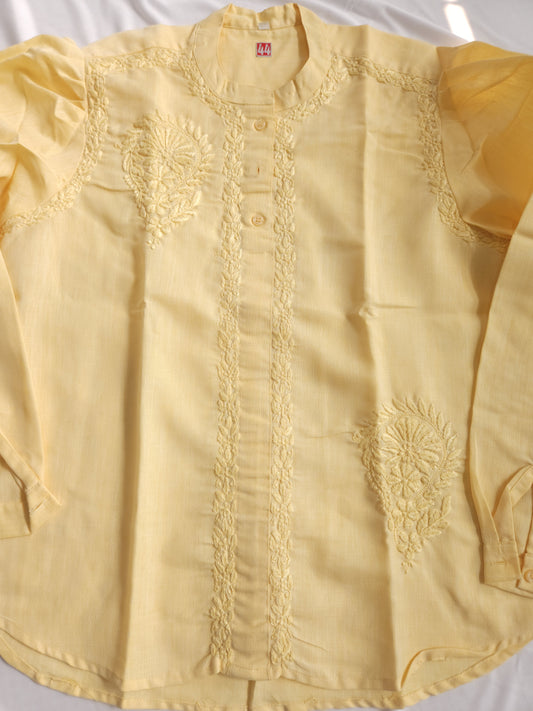 Linen Shirt (Yellow)