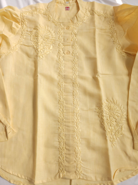 Linen Shirt (Yellow)