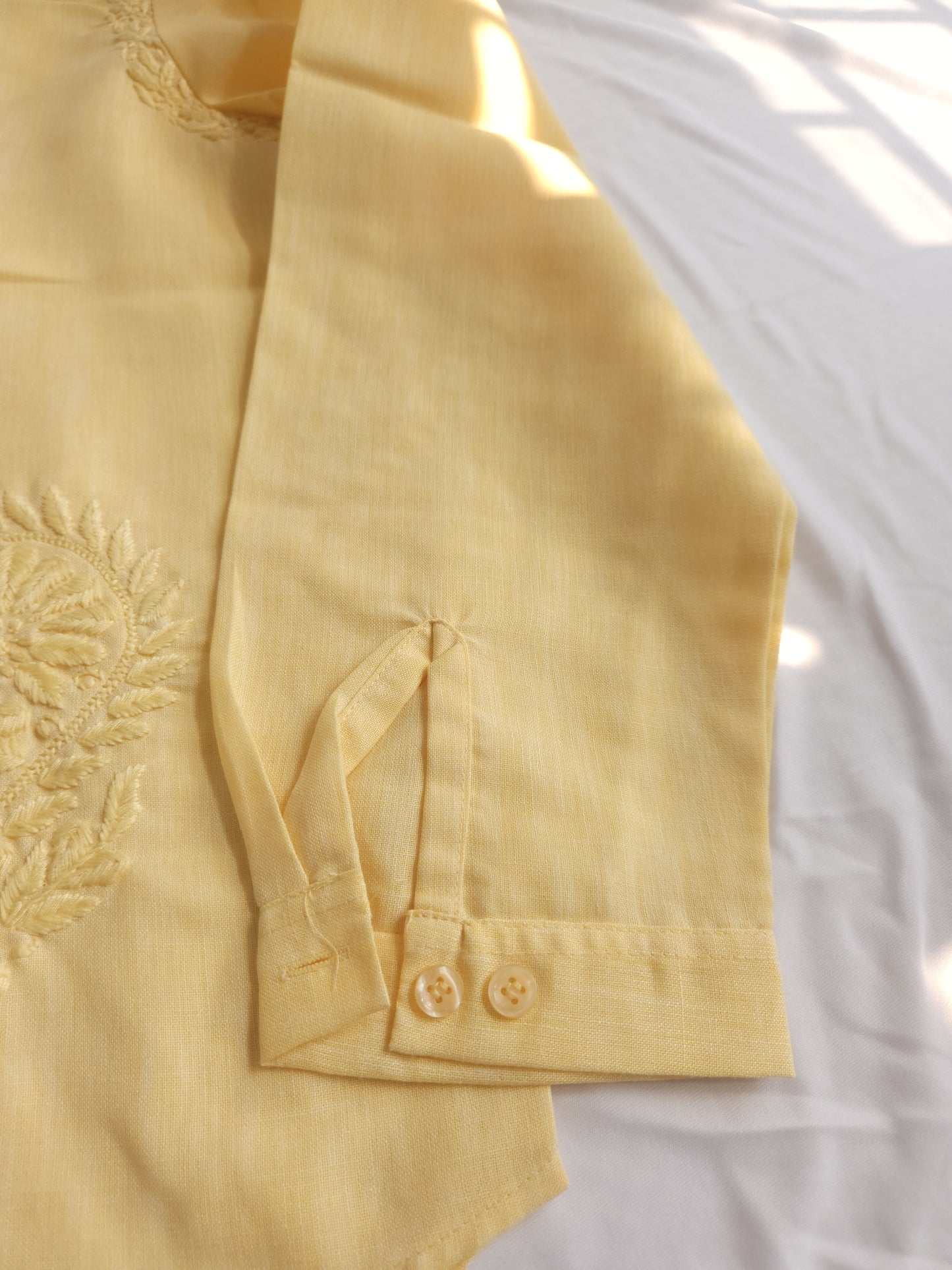 Linen Shirt (Yellow)
